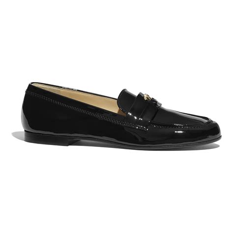 chanel patent calfskin loafers 19235899